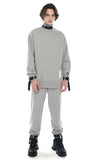 SSY(エスエスワイ)  webbing belt heavy cotton jogger pants grey