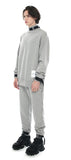 SSY(エスエスワイ)  webbing belt heavy cotton jogger pants grey