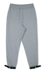 SSY(エスエスワイ)  webbing belt heavy cotton jogger pants grey