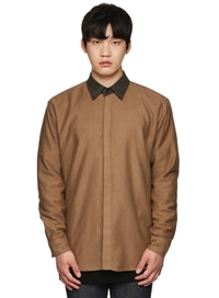 SSY(エスエスワイ)  brown flannel shirt