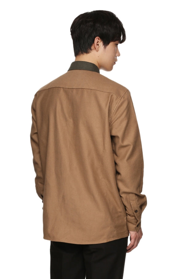 SSY(エスエスワイ)  brown flannel shirt