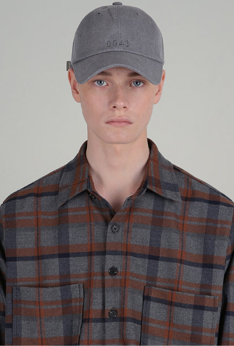 SSY(エスエスワイ)  gray block oversize check shirt