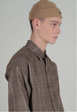 SSY(エスエスワイ)  ssy glen wide shirt brown