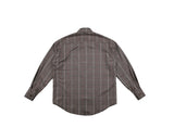 SSY(エスエスワイ)  ssy glen wide shirt brown