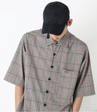 SSY(エスエスワイ)  indie pink line check half shirt