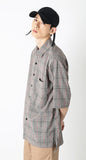 SSY(エスエスワイ)  indie pink line check half shirt