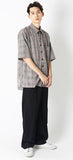 SSY(エスエスワイ)  indie pink line check half shirt