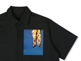 SSY(エスエスワイ)  burning mannequin half shirt