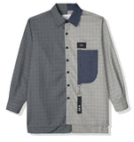 SSY(エスエスワイ)  3 color half and half shirt