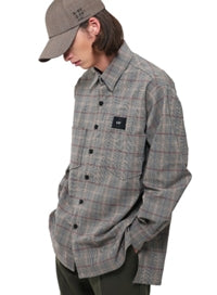 SSY(エスエスワイ)  oversize vanilla check shirt