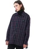 SSY(エスエスワイ)  prime oversize lazer check shirt