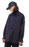 SSY(エスエスワイ)  prime oversize lazer check shirt