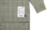 SSY(エスエスワイ)  HALF & HALF CHECK SHIRT FOREST WAFFLE