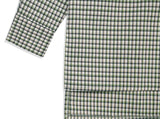 SSY(エスエスワイ)  HALF & HALF CHECK SHIRT FOREST WAFFLE