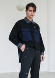 SSY(エスエスワイ)  COLOR TRIPLE SHIRT BLACK