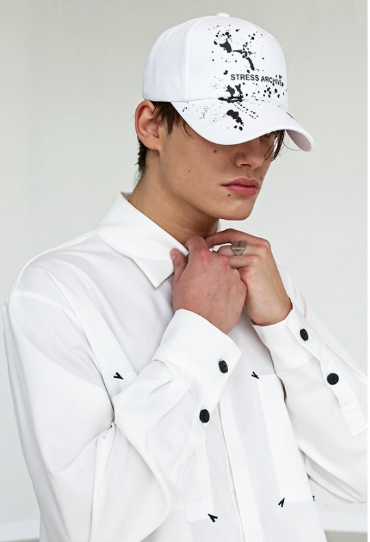 SSY(エスエスワイ)  DESTINATION SIGN SHIRT WHITE