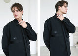 SSY(エスエスワイ)  WEBBING 3D POCKET SHIRT BLACK