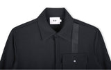 SSY(エスエスワイ)  WEBBING 3D POCKET SHIRT BLACK