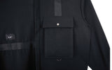 SSY(エスエスワイ)  WEBBING 3D POCKET SHIRT BLACK