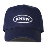 KND(ケイエンド) KNDW LOGO TWILL COTTON CAP NAVY