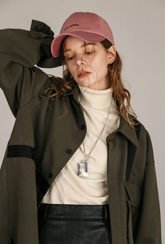 SSY(エスエスワイ)  WEBBING 3D POCKET SHIRT KHAKI