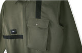 SSY(エスエスワイ)  WEBBING 3D POCKET SHIRT KHAKI