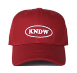 KND(ケイエンド) KNDW LOGO TWILL COTTON CAP RED