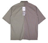 SSY(エスエスワイ)  HALF & HALF 1/2 SHIRT WAFFLE