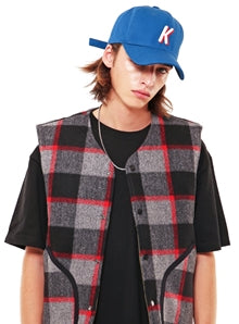 KND(ケイエンド) K LOGO TWILL COTTON CAP BLUE