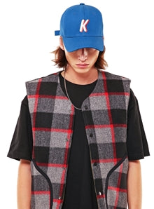 KND(ケイエンド) K LOGO TWILL COTTON CAP BLUE