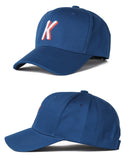 KND(ケイエンド) K LOGO TWILL COTTON CAP BLUE