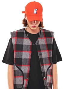 KND(ケイエンド) K LOGO TWILL COTTON CAP ORANGE