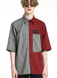 SSY(エスエスワイ)  HALF & HALF 1/2 SHIRT GLEN