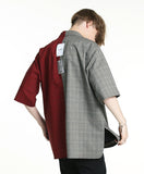 SSY(エスエスワイ)  HALF & HALF 1/2 SHIRT GLEN