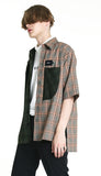 SSY(エスエスワイ)  HALF & HALF 1/2 SHIRT SQUARE