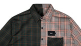 SSY(エスエスワイ)  HALF & HALF 1/2 SHIRT SQUARE