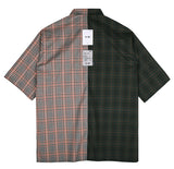 SSY(エスエスワイ)  HALF & HALF 1/2 SHIRT SQUARE