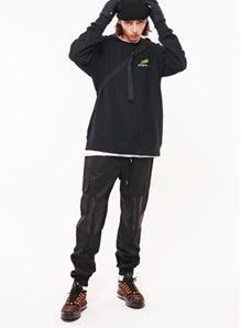 KND(ケイエンド) EXCLUSIVE SECTION JOGGER PANTS BK