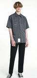 SSY(エスエスワイ)  ADD ME HALF SHIRT GREY