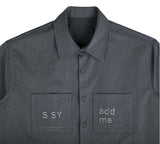 SSY(エスエスワイ)  ADD ME HALF SHIRT GREY