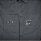 SSY(エスエスワイ)  ADD ME HALF SHIRT GREY