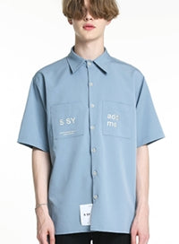 SSY(エスエスワイ)  add me half shirt sky blue