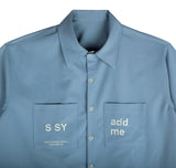 SSY(エスエスワイ)  add me half shirt sky blue