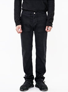 KND(ケイエンド) BLACK WIDE FATIGUE PANTS