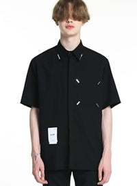 SSY(エスエスワイ)  IRON TIP HALF SHIRT BLACK