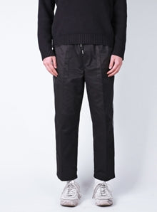 KND(ケイエンド) REFLECTION LINE WIDE PANTS BLACK 3M scotchlite