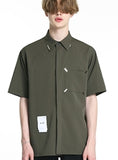 SSY(エスエスワイ)  iron tip half shirt khaki