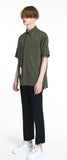 SSY(エスエスワイ)  iron tip half shirt khaki