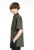 SSY(エスエスワイ)  iron tip half shirt khaki