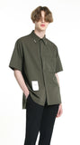 SSY(エスエスワイ)  iron tip half shirt khaki